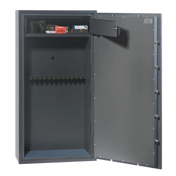 Phoenix Rigel GS8025K 14 Gun Safe with Internal Ammo Box and Key Lock